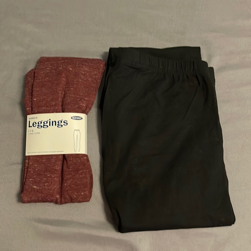 Old navy leggings new never worn large